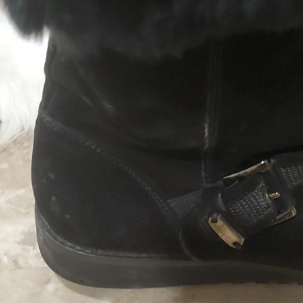 Stuart Weitzman  black suede boots size 8.5